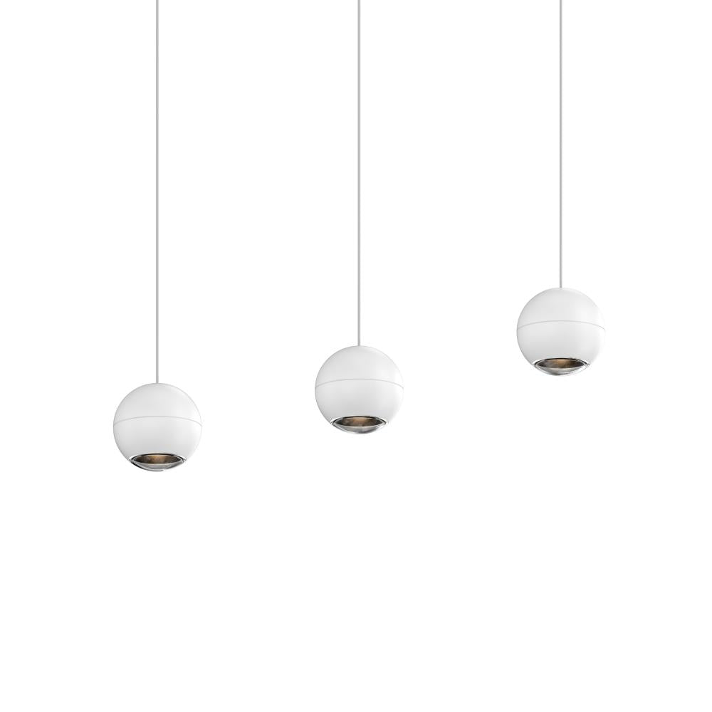 Sonneman Hemisphere 3-Light Linear Pendant Pendants Sonneman   