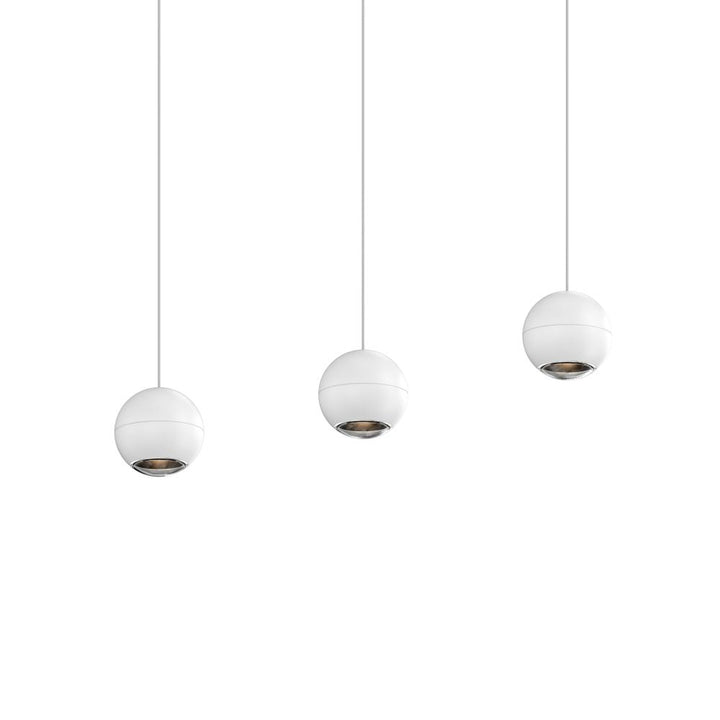 Sonneman Hemisphere 3-Light Linear Pendant Pendants Sonneman   