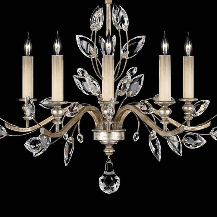 Fine Art Handcrafted Lighting Crystal Laurel 32"W Round Chandelier (Model 753040)