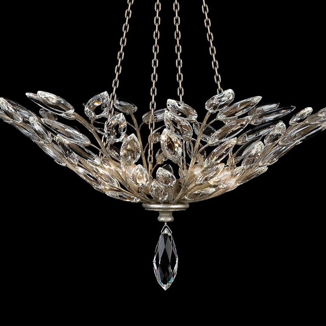 Fine Art Handcrafted Lighting Crystal Laurel 35"W Round Pendant (Model 753640)
