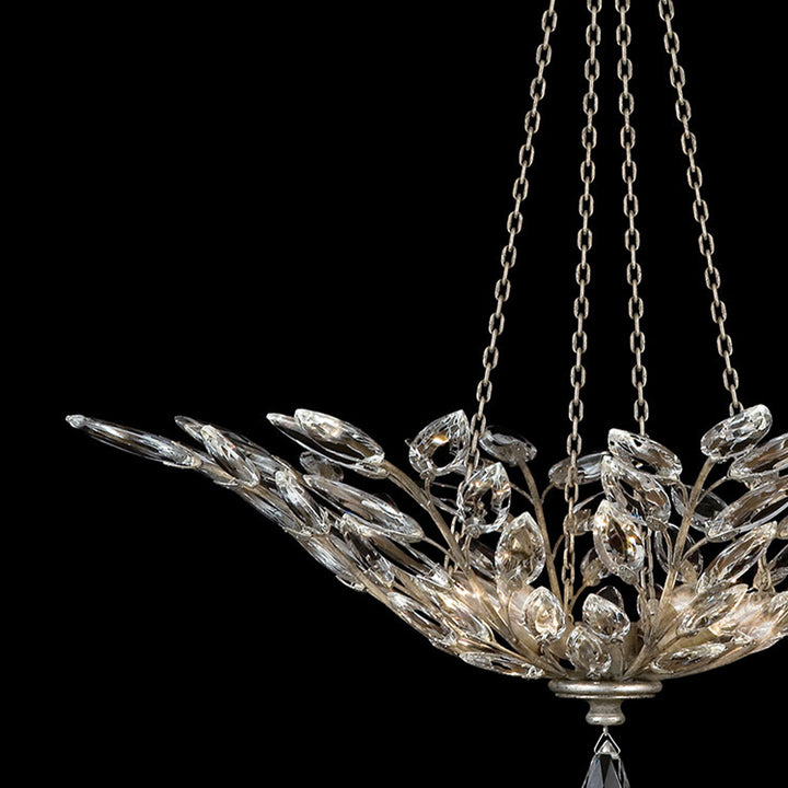 Fine Art Handcrafted Lighting Crystal Laurel 35"W Round Pendant (Model 753640)