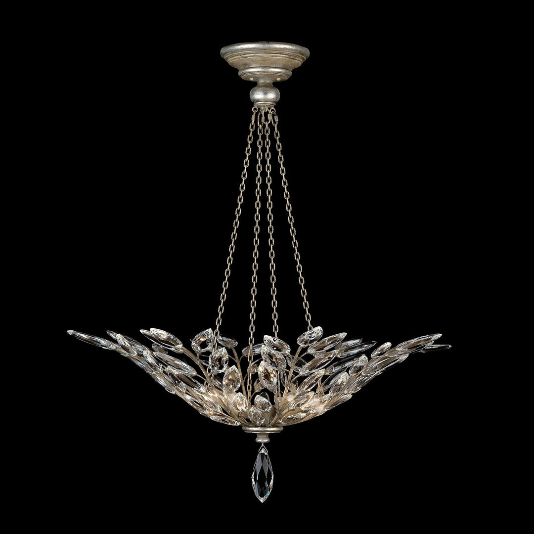 Fine Art Handcrafted Lighting Crystal Laurel 35"W Round Pendant (Model 753640)