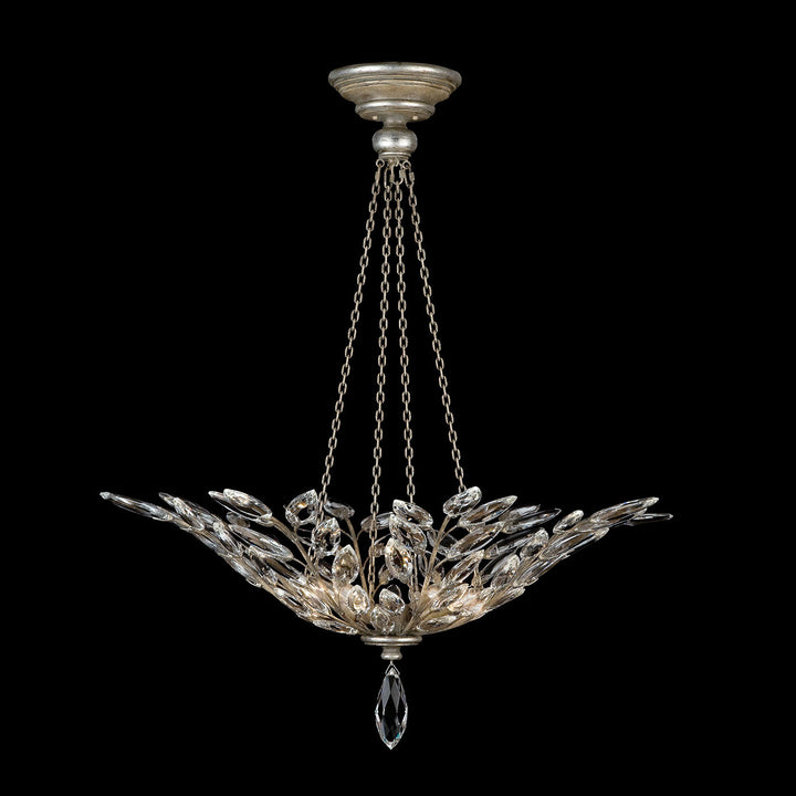 Fine Art Handcrafted Lighting Crystal Laurel 35"W Round Pendant (Model 753640)
