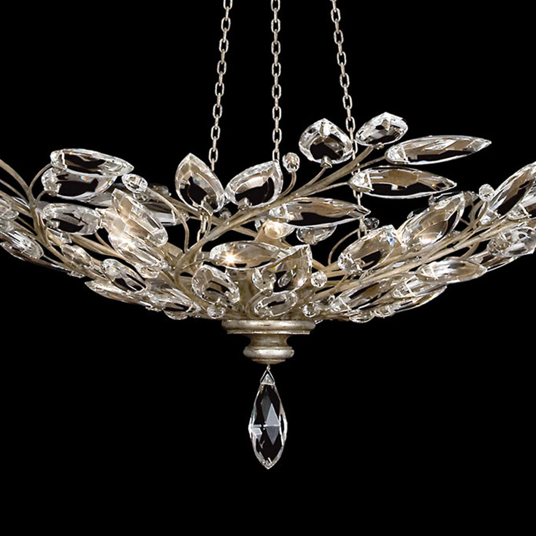 Fine Art Handcrafted Lighting Crystal Laurel 47"W Round Pendant (Model 753740)