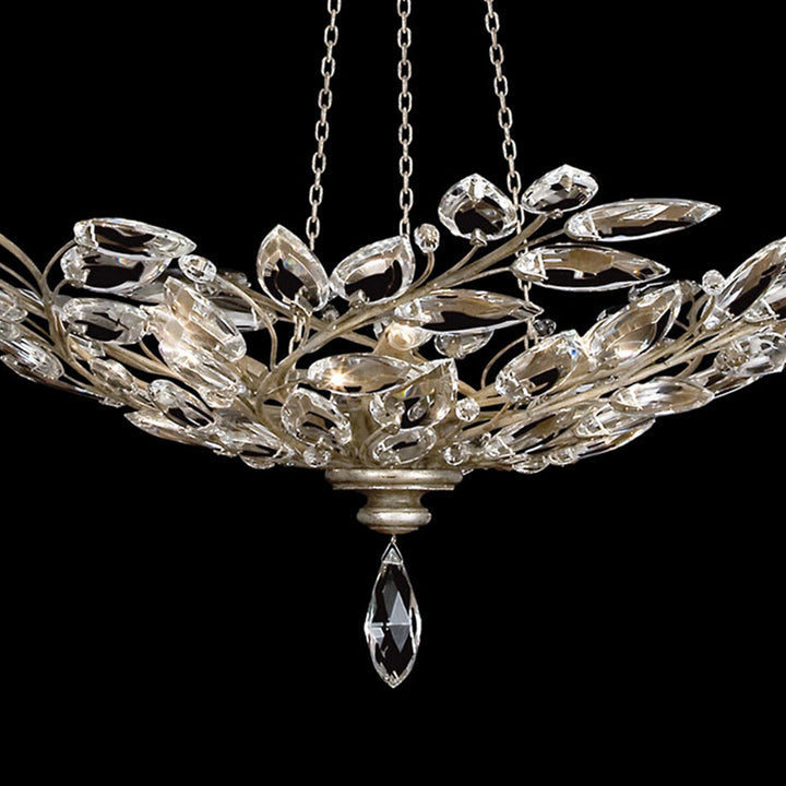 Fine Art Handcrafted Lighting Crystal Laurel 47"W Round Pendant (Model 753740)