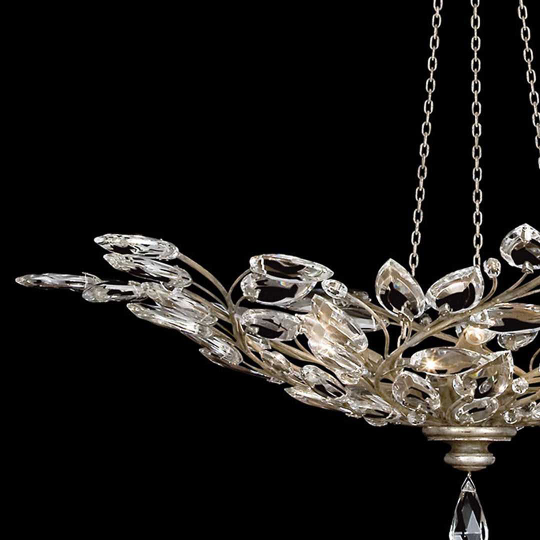 Fine Art Handcrafted Lighting Crystal Laurel 47"W Round Pendant (Model 753740)