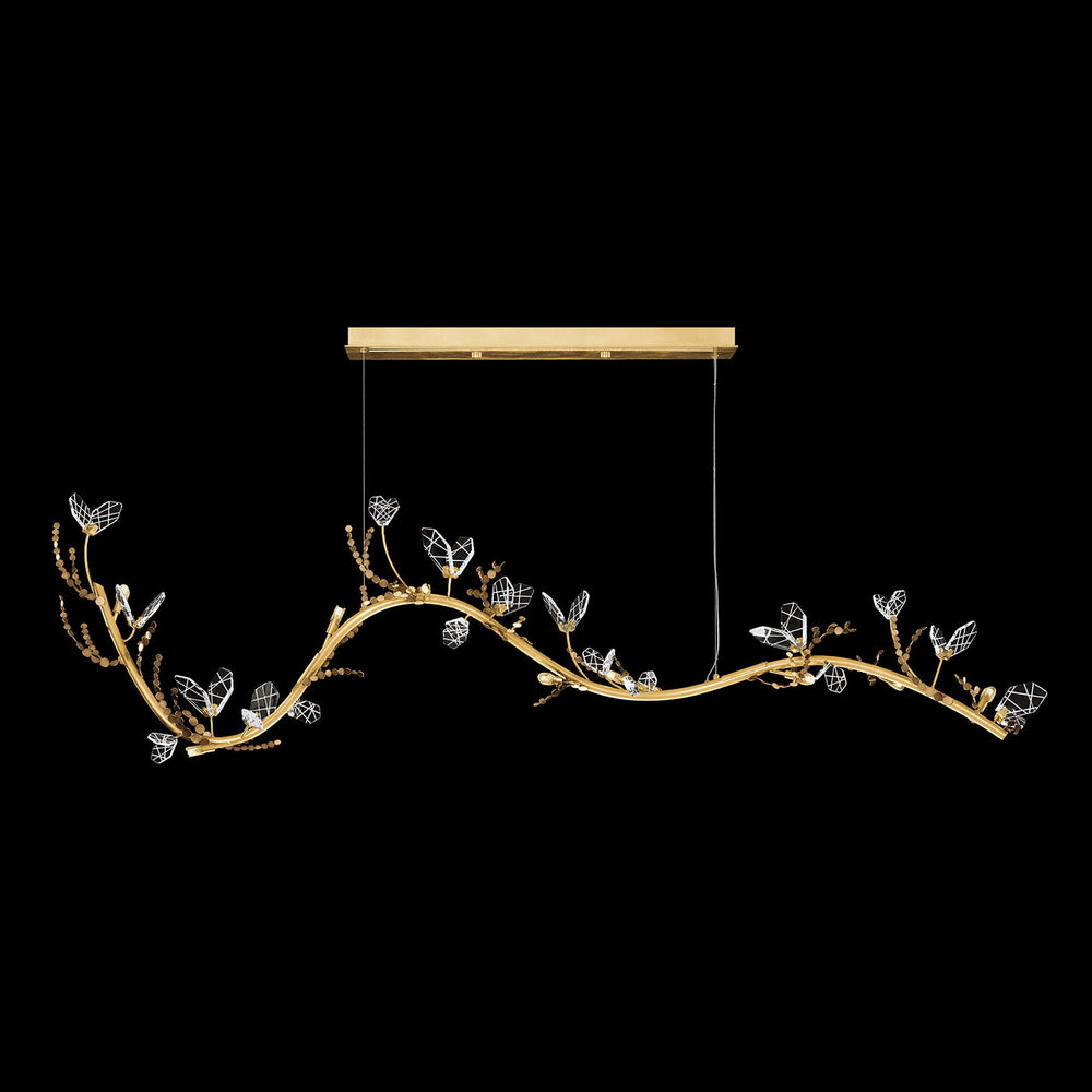 Fine Art Handcrafted Lighting Volare 77.5"W Linear Pendant