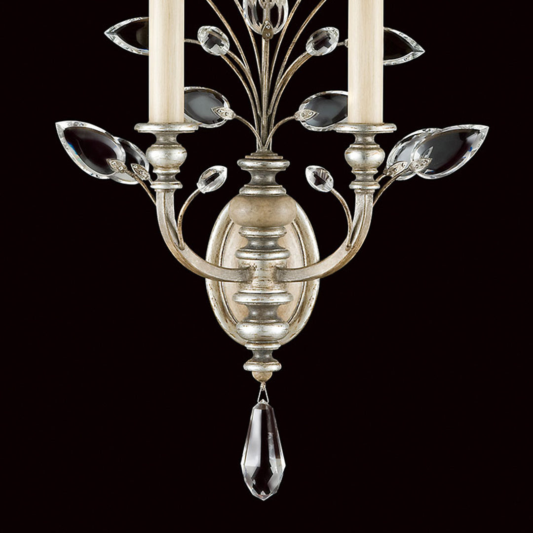 Fine Art Handcrafted Lighting Crystal Laurel 28"H Sconce (Model 759750)