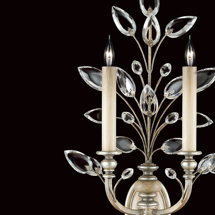 Fine Art Handcrafted Lighting Crystal Laurel 28"H Sconce (Model 759750)