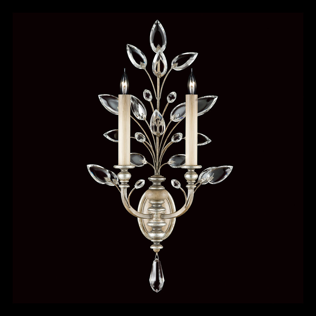Fine Art Handcrafted Lighting Crystal Laurel 28"H Sconce (Model 759750)
