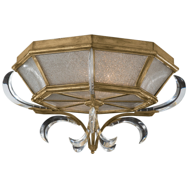 Fine Art Handcrafted Lighting Beveled Arcs Flush Mount