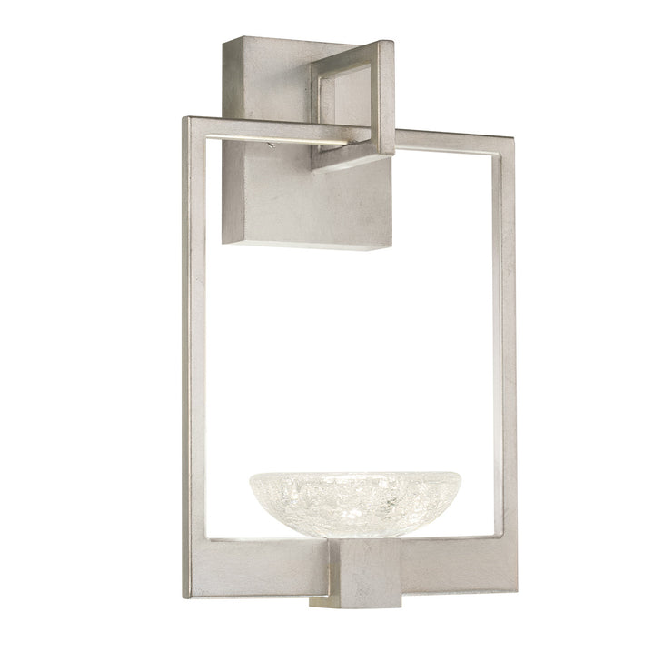 Fine Art Handcrafted Lighting Delphi 14.75"H Sconce in Standard Silver Leaf (893550-1ST)
