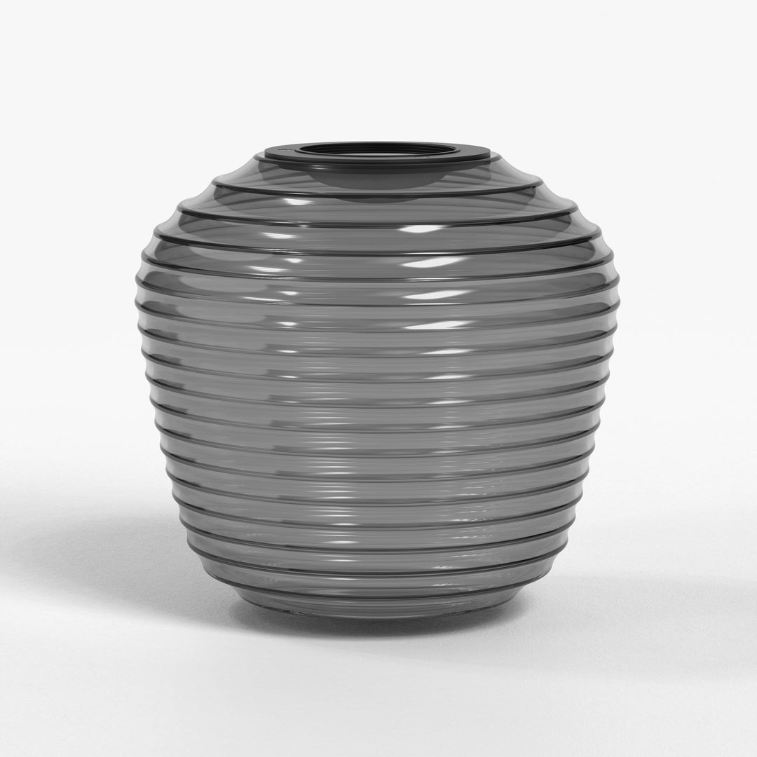 Astro Lighting Nara Taper Ribbed Glass - Smoke
