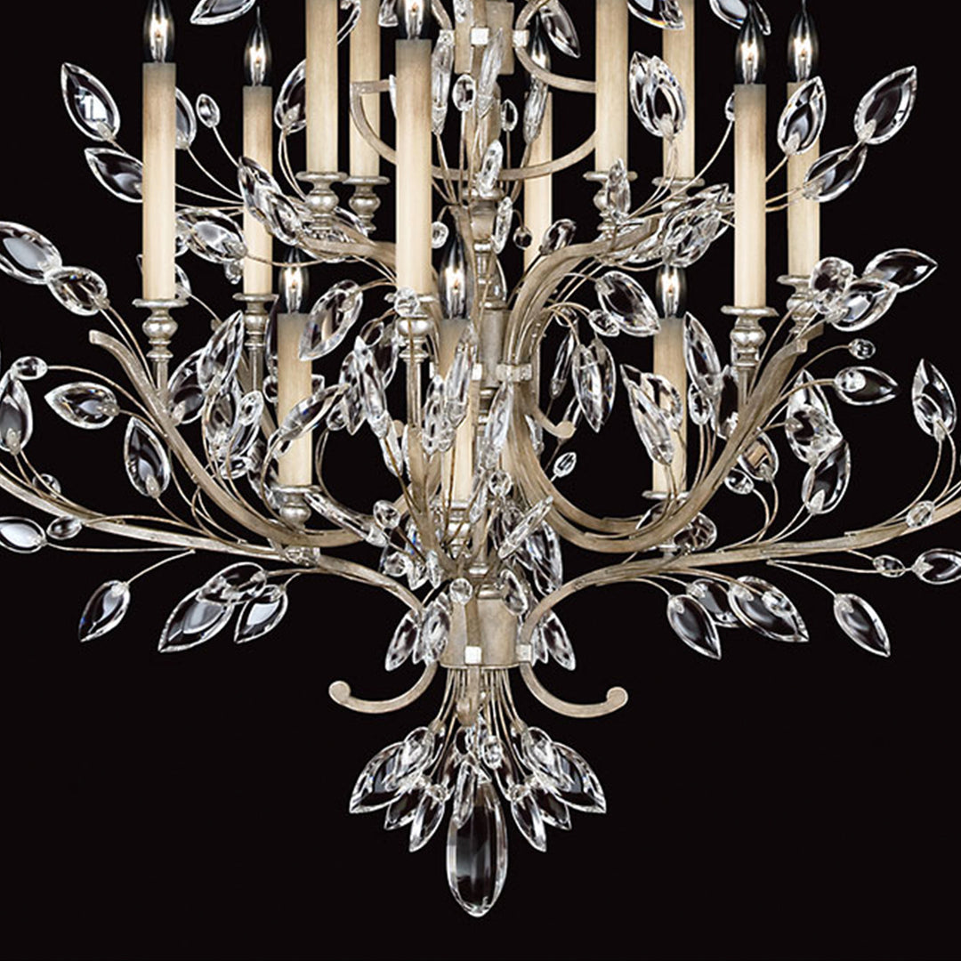 Fine Art Handcrafted Lighting Crystal Laurel 57"W Round Chandelier (Model 771140)