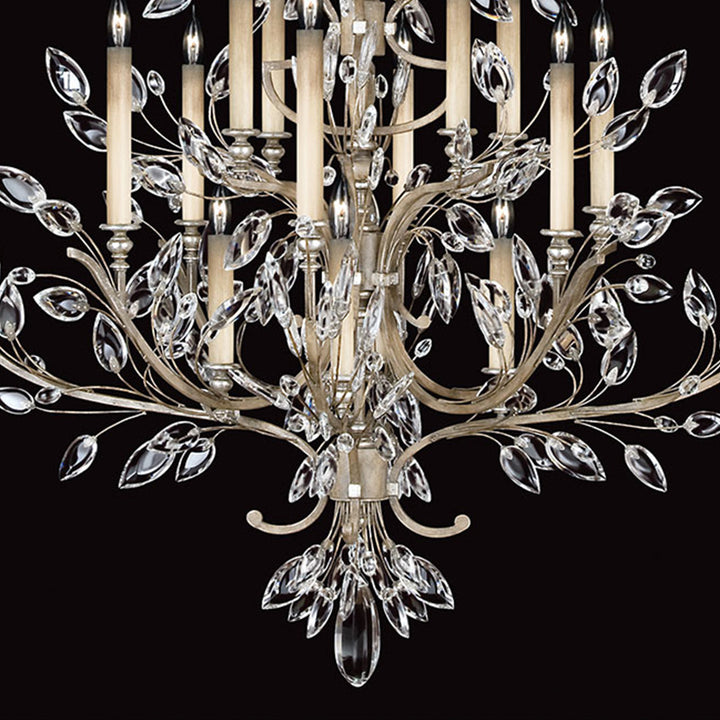 Fine Art Handcrafted Lighting Crystal Laurel 57"W Round Chandelier (Model 771140)
