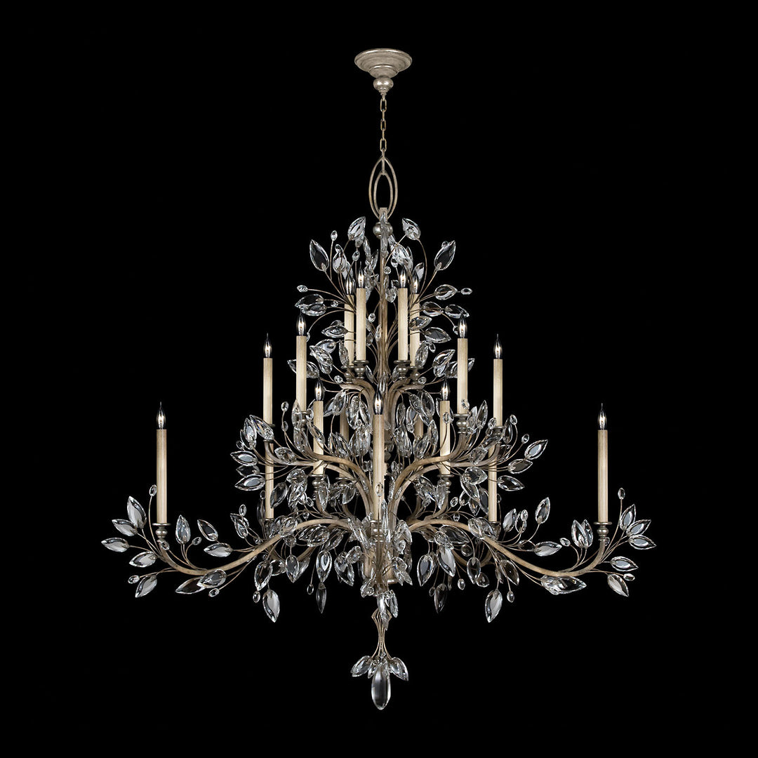 Fine Art Handcrafted Lighting Crystal Laurel 75"W Round Chandelier (Model 771240)
