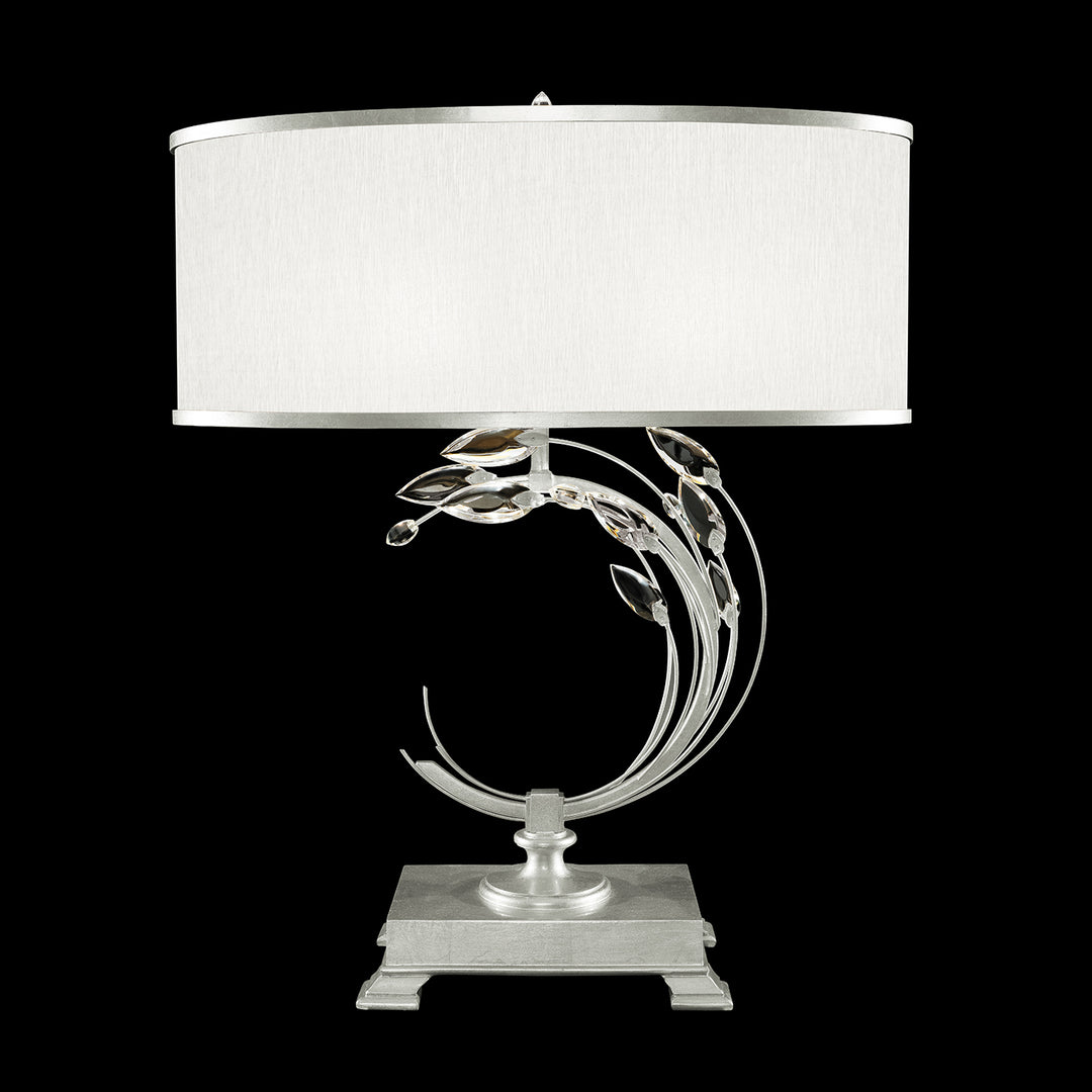 Fine Art Handcrafted Lighting Crystal Laurel Table Lamp