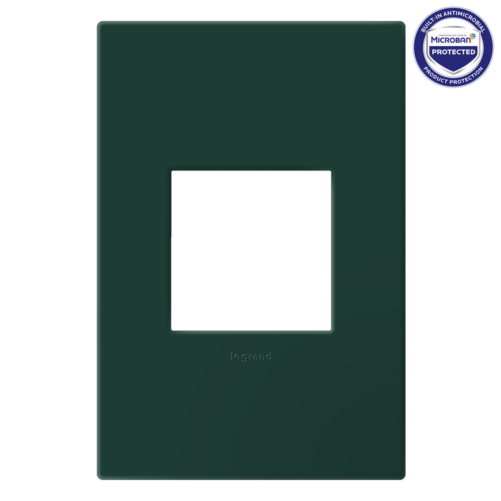 Legrand adorne Evergreen 1-Gang + wall plate