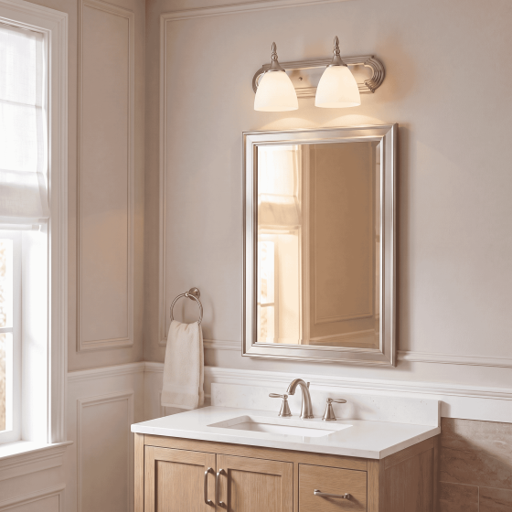 Savoy House Herndon 2-Light Vanity Light 8-1007-2-SN in Satin Nickel