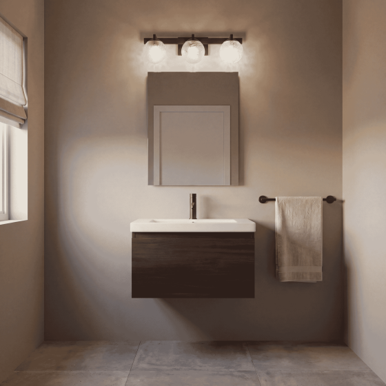 Savoy House Darien 3-Light Bathroom Vanity Light 8-1017-3-15 in Mediterranean Bronze