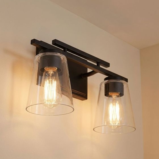 Savoy House Calhoun 2-Light Vanity Light 8-1020-2-BK in Black