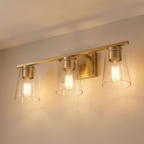 Savoy House Calhoun 3-Light Vanity Light 8-1020-3-322 in Warm Brass