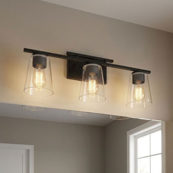Savoy House Calhoun 3-Light Vanity Light 8-1020-3-BK in Black