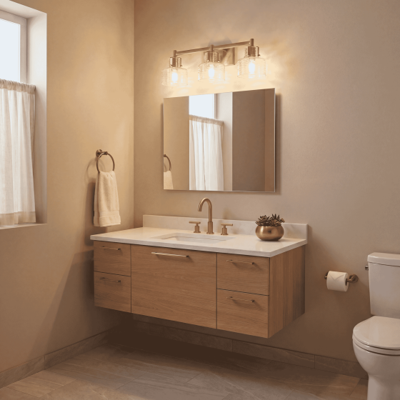 Savoy House Dover 3-Light Vanity Light 8-1030-3-322 in Warm Brass