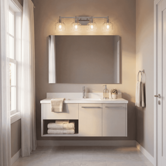 Savoy House Dover 4-Light Vanity Light 8-1030-4-11 in Chrome