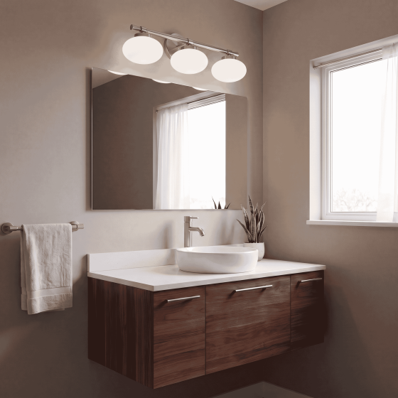 Savoy House Barrow 3-Light Vanity Light 8-1050-3-SN in Satin Nickel