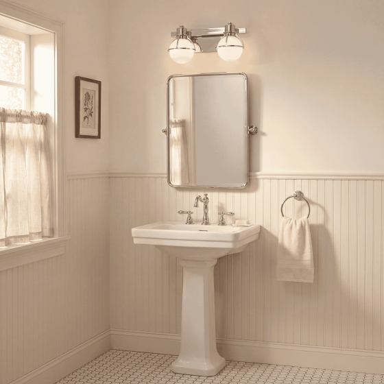 Savoy House Pierce 2-Light Vanity Light 8-1060-2-11 in Chrome