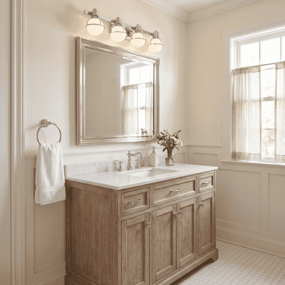 Savoy House Pierce 4-Light Vanity Light 8-1060-4-11 in Chrome