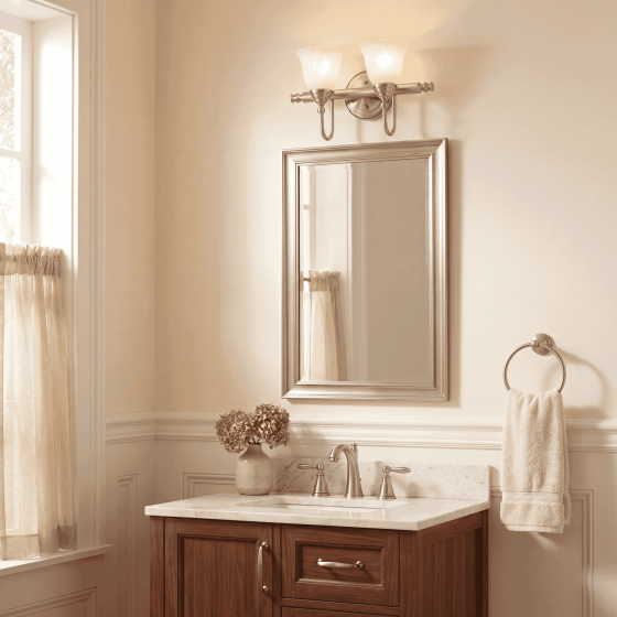 Savoy House Brunswick 2-Light Vanity Light 8-1062-2-SN in Satin Nickel