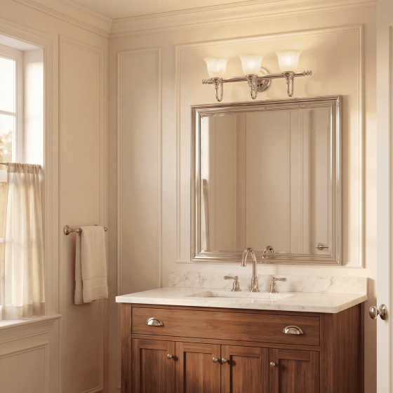 Savoy House Brunswick 3-Light Vanity Light 8-1062-3-CH in Chrome