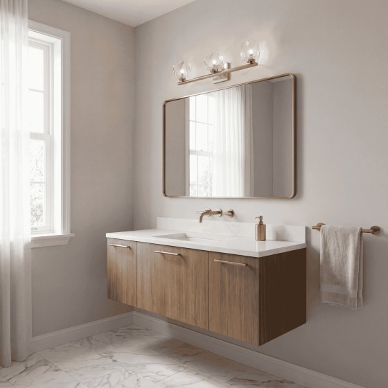 Savoy House Castello 3-Light Vanity Light 8-1239-3-322 in Warm Brass
