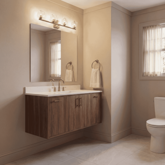Savoy House Castello 4-Light Vanity Light 8-1239-4-322 in Warm Brass