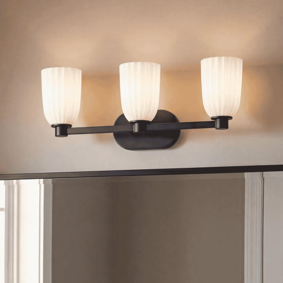 Savoy House Baldwin 3-Light Vanity Light 8-1245-3-BK in Matte Black