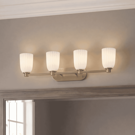 Savoy House Baldwin 4-Light Vanity Light 8-1245-4-127 in Noble Brass