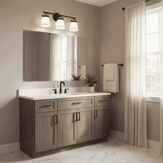 Savoy House Kaden 3-Light Vanity Light 8-1627-3-BK in Matte Black