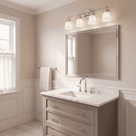 Savoy House Kaden 4-Light Vanity Light 8-1627-4-11 in Polished Chrome