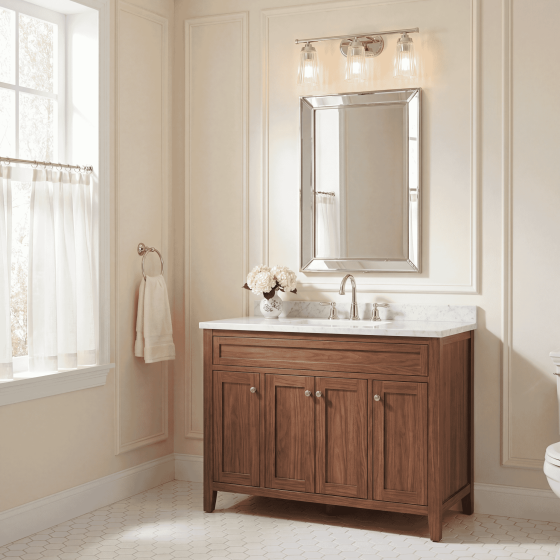 Savoy House Chantilly 3-Light Bathroom Vanity Light 8-1745-3-109 in Polished Nickel