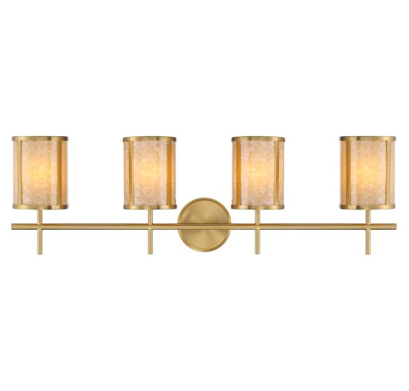Savoy House Camden 4-Light Vanity Light 8-2055-4-322 in Warm Brass