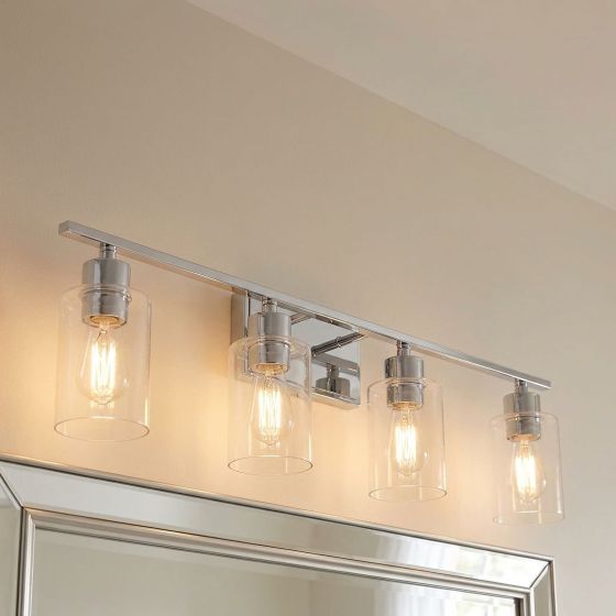 Savoy House Lambert 4-Light Bathroom Vanity Light 8-2149-4-11 in Polished Chrome