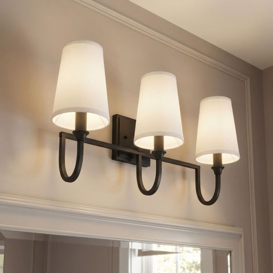 Savoy House Cameron 3-Light Bathroom Vanity Light 8-2542-3-89 in Matte Black