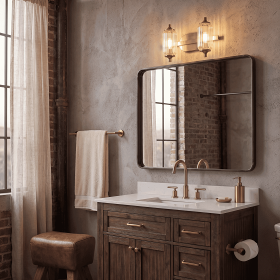 Savoy House Holton 2-Light Vanity Light 8-3024-2-322 in Warm Brass