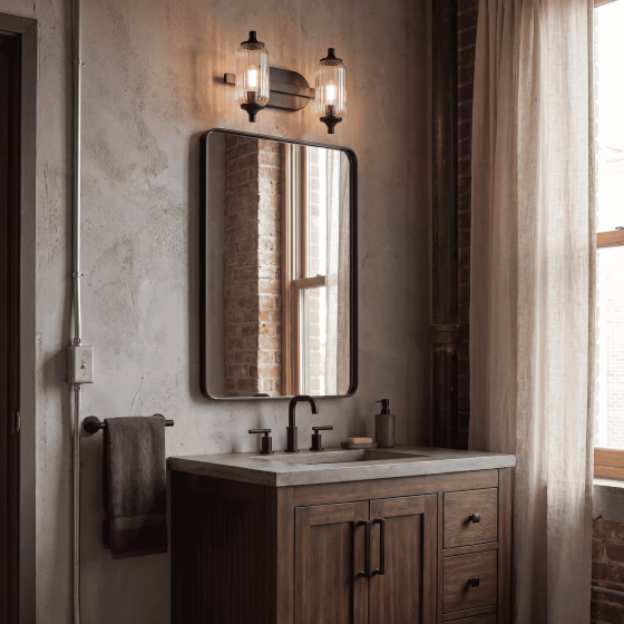 Savoy House Holton 2-Light Vanity Light 8-3024-2-BK in Matte Black