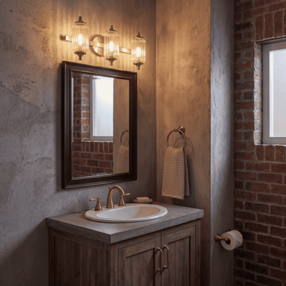 Savoy House Holton 3-Light Vanity Light 8-3024-3-322 in Warm Brass