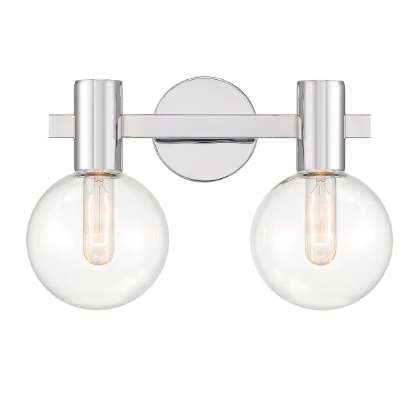 Savoy House Wright 2-Light Vanity Light 8-3076-2-11 in Chrome