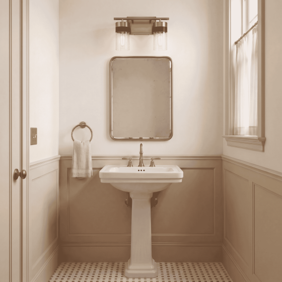 Savoy House Brickell 2-Light Vanity Light 8-3600-2-322 in Warm Brass