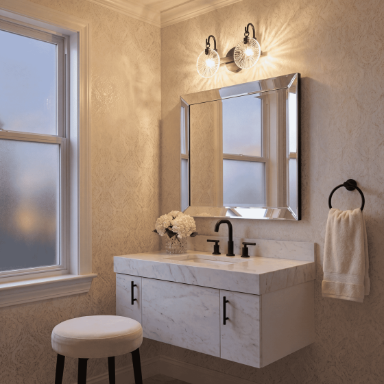 Savoy House Addison 2-Light Vanity Light 8-3981-2-BK in Matte Black